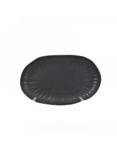 Black Porcelain plate