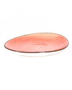 Small orange porcelain bowl