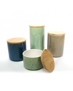 Porcelain spices set of 4 pieces