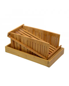 Wood toast slicer