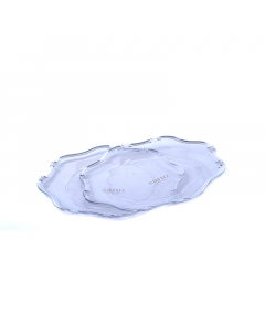 Serving plate set of 2 pieces