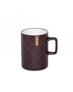 Porcelain cup with a brown hand