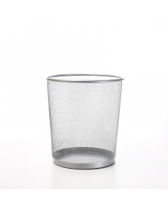 Clear -in -gray waste basket