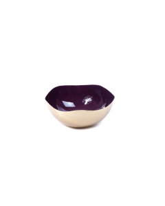 Large gilded serving bowl