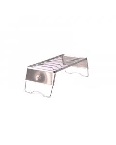 Large stainless steel fire chair