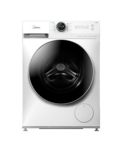 Midea front loading washing machine, 12 kg wash, 8 kg dryer, 16 programmes, white