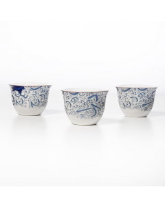 Set of 12 letters of coffee cups