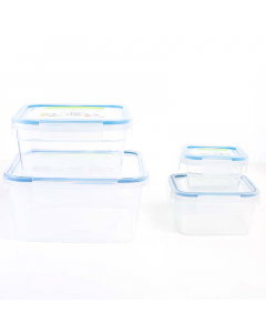 Set of 4 boxes of refrigerator containers