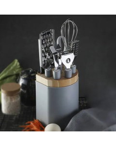 9 Pieces Stand Kitchen Utensils Set
