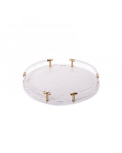 Tofaria round acrylic presentation