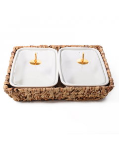 Porcelain   Colorful two-piece set