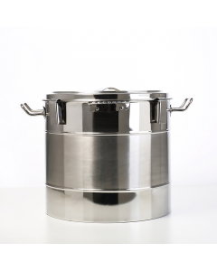 15 liter deep steel food container