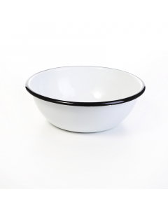 Medium white Ukrainian vegetable bowl