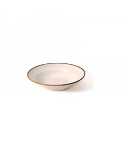 Porcelain, deep white, dotted
