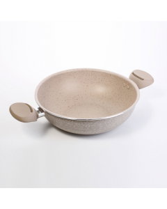 Granite Fryer pan with two bidin 26