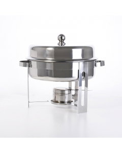 Round steel buffet heater