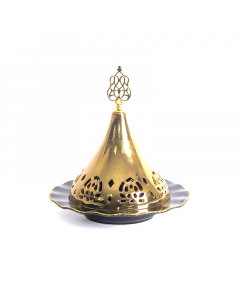 Small date bowl with a golden cover