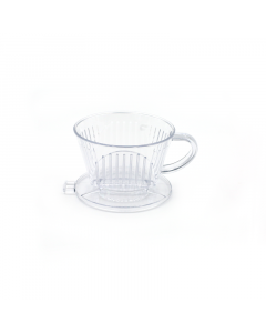 Plastic filter with a small base