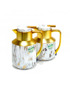 Raneem marble thermos set
