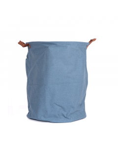 Gray fabric basket