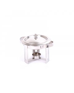 Small circular steel Vitro buffet heater
