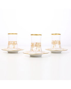 tea cups gold pieces