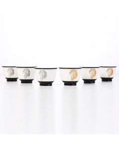 Set of 12 coffee cups
