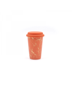 Porcelain cup cafes with a sedone sequence