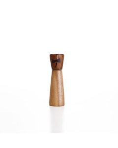 Wooden pepper mill