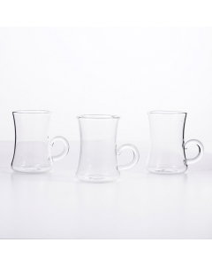 6pcs glass tea pods set