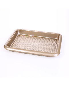 Rectangular steel oven tray