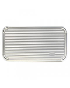 Serving tray large Silver   stool