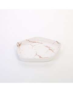 White Melamine serving bowl