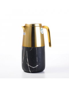 Thermos soft 1 liter black golden
