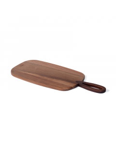 A large wood serving bowl