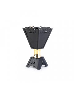 Small black incense burner