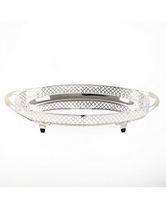 silver serving tray