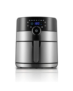 Air fryer, 4 liters, digital, 1400 watts, silver
