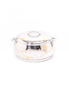 3.5 liter golden Indian steel container