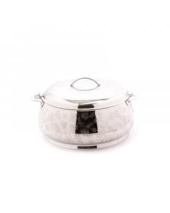 Silver Indian steel container 3.5 liters