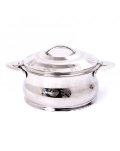 Silver Indian Steel Case 2500 ml