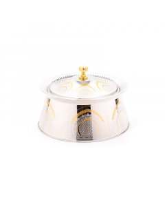 2.5 liter golden food container