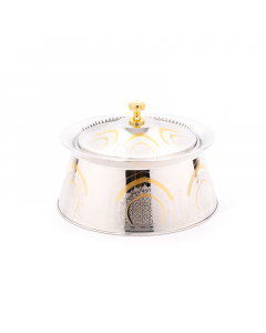 3.5 liter golden food container