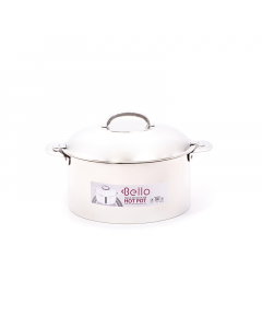 Silver food container 2.5 liters