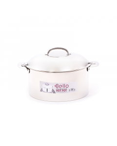 3.5 liter silver food container