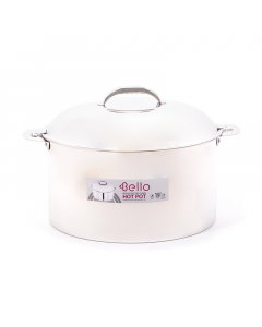 Silver food container 7.5 liters