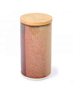 Storage jar 20 cm blue red