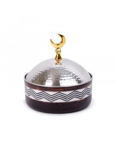 Large wooden crescent date