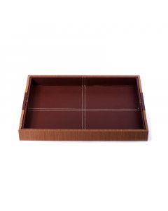 Tofaria burgundy leather