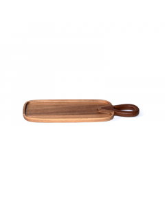 Small wood serving bowl